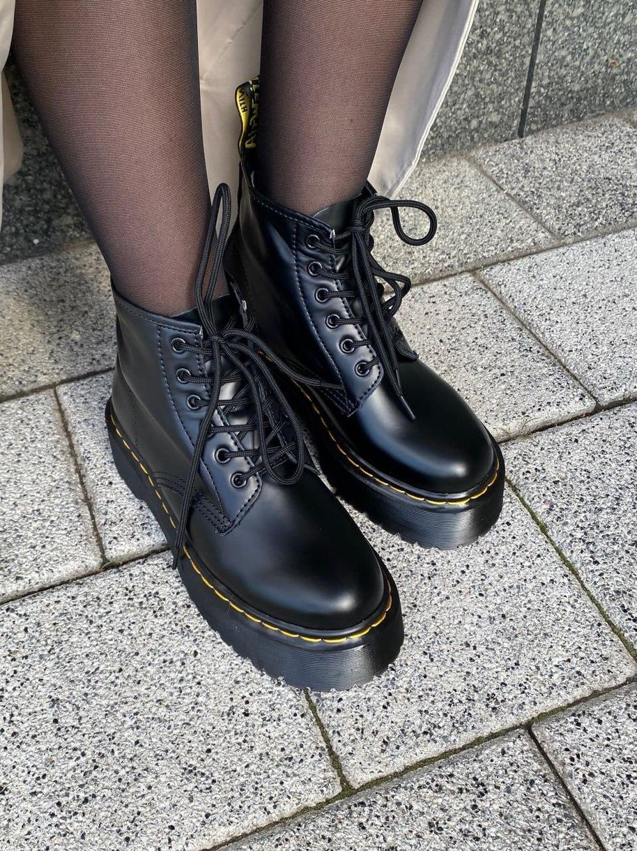 Черевики Dr. Martens Jadon Ankle Black Termo 9724 фото