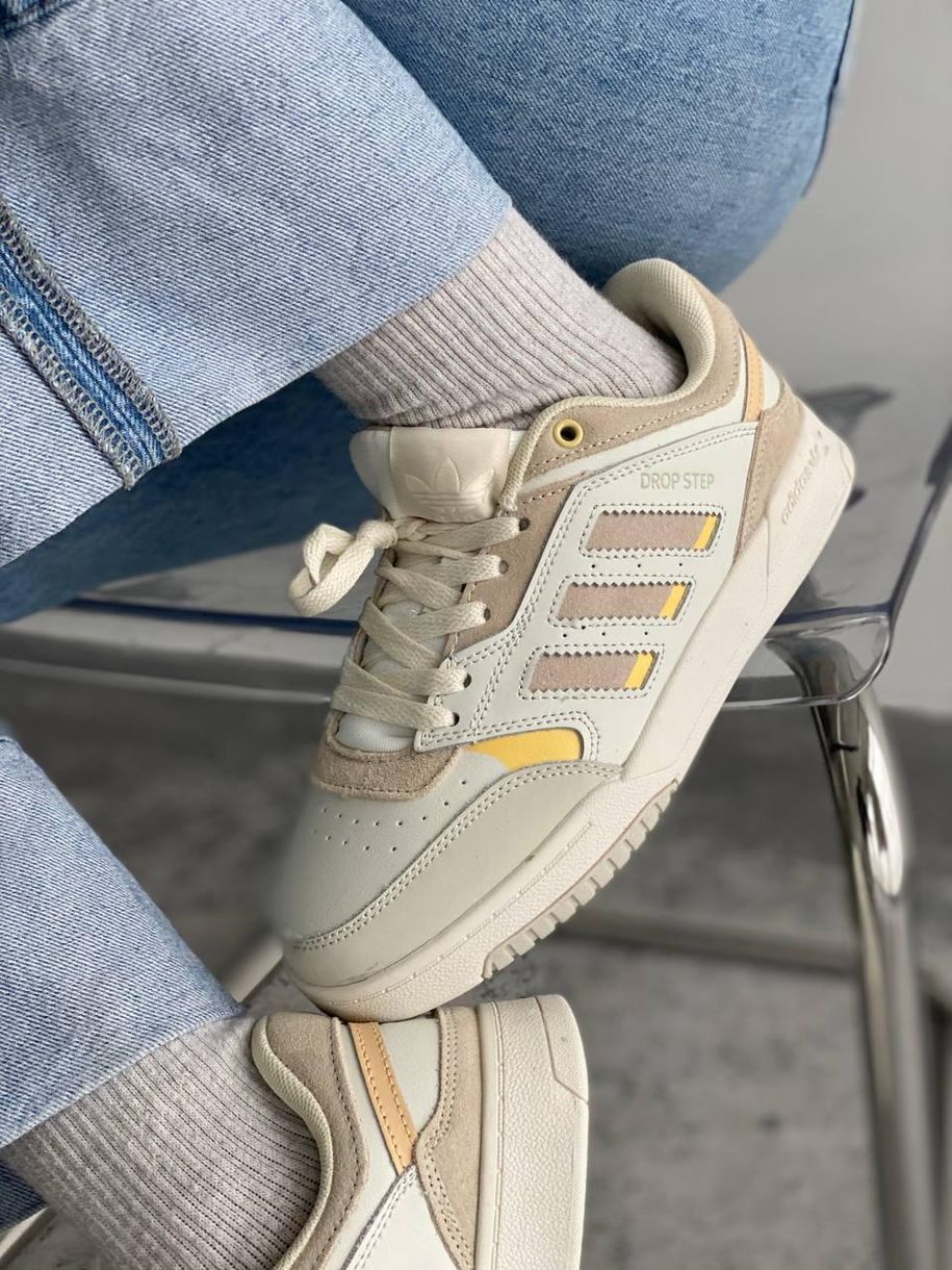 Кроссовки Adidas Drop Step Beige 2324 фото