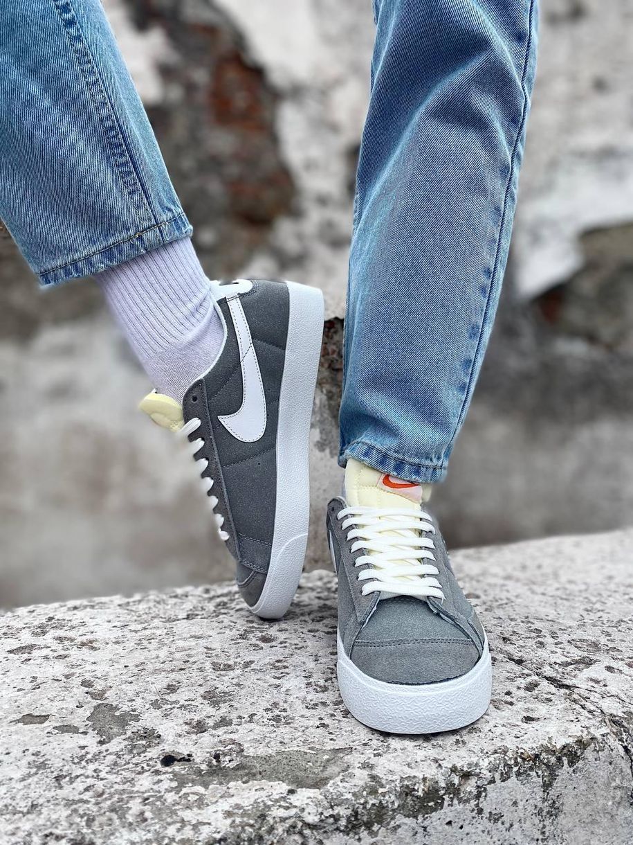 Кросівки Nike Blazer Low Grey 1498 фото