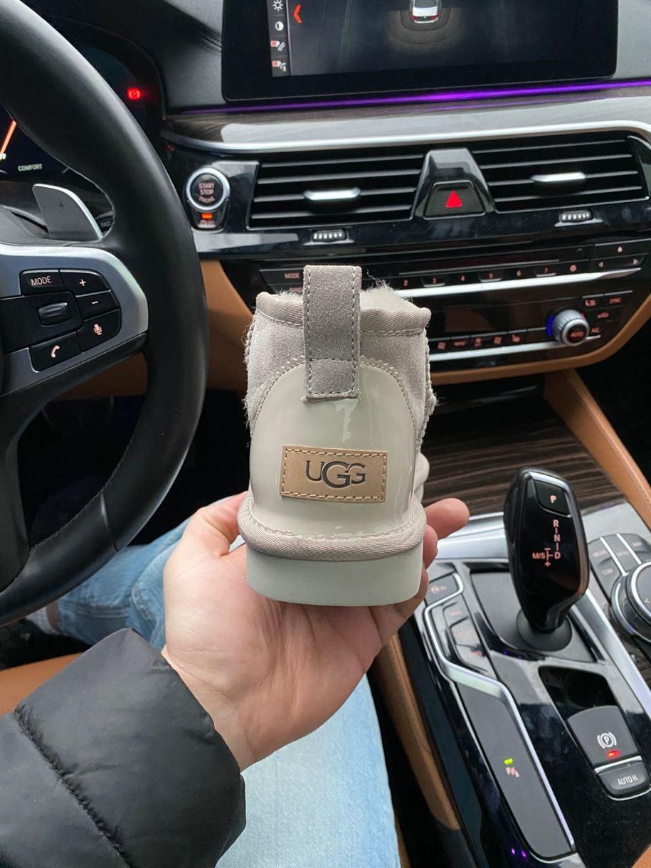 Зимние сапоги UGG Ultra Mini Beige 2.0 4693 фото