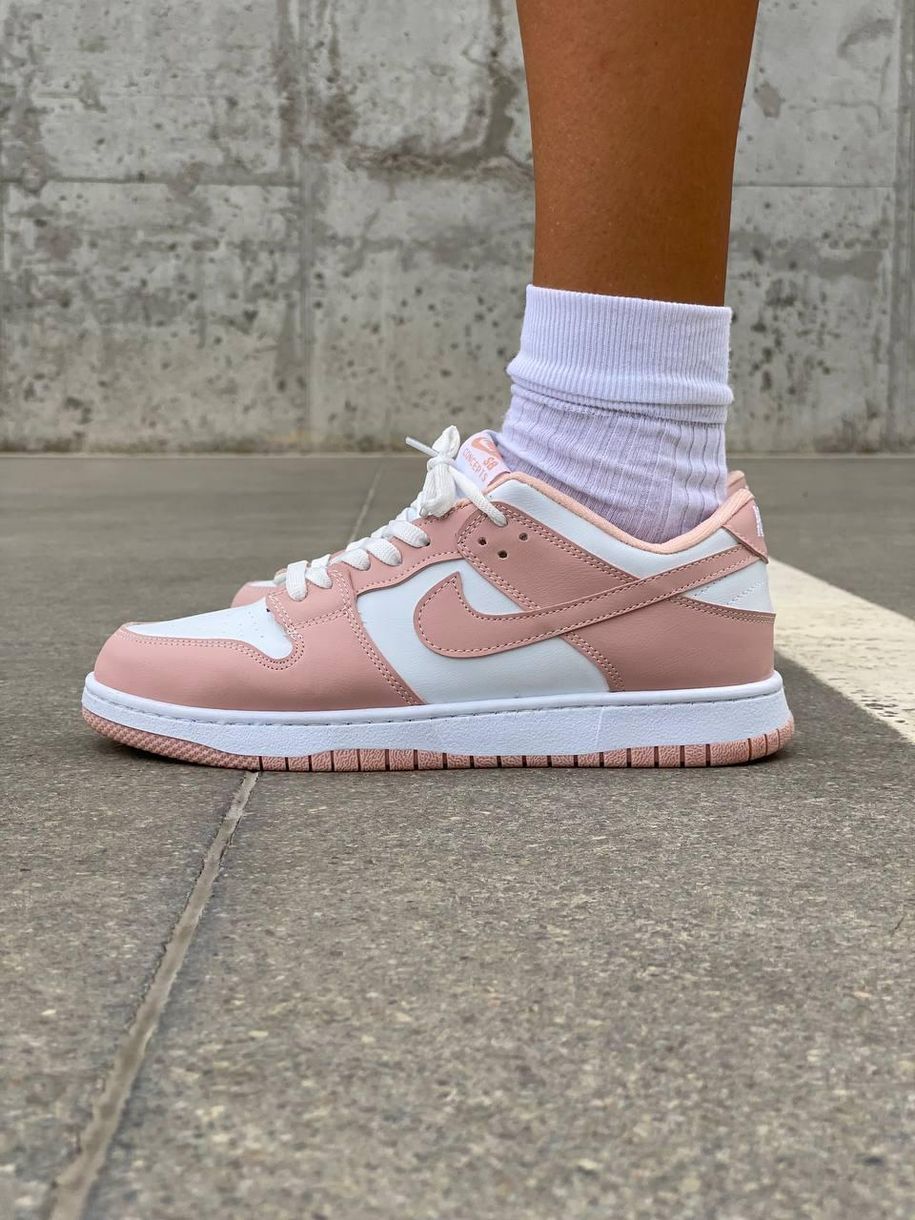 Кросівки Nike SB Dunk Low White Pink 8226 фото