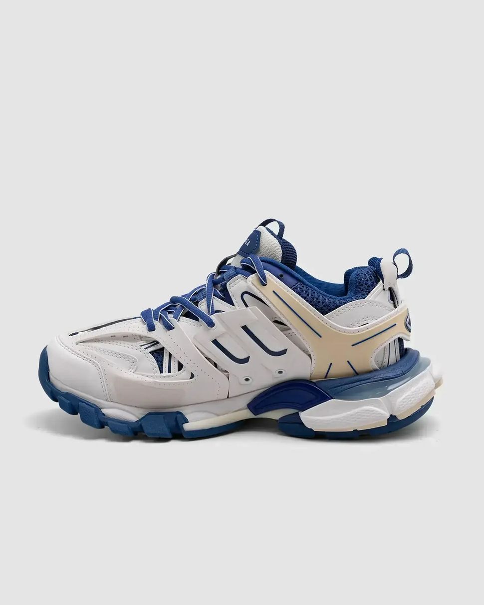 Balenciaga Track Worn Out White Blue, 38