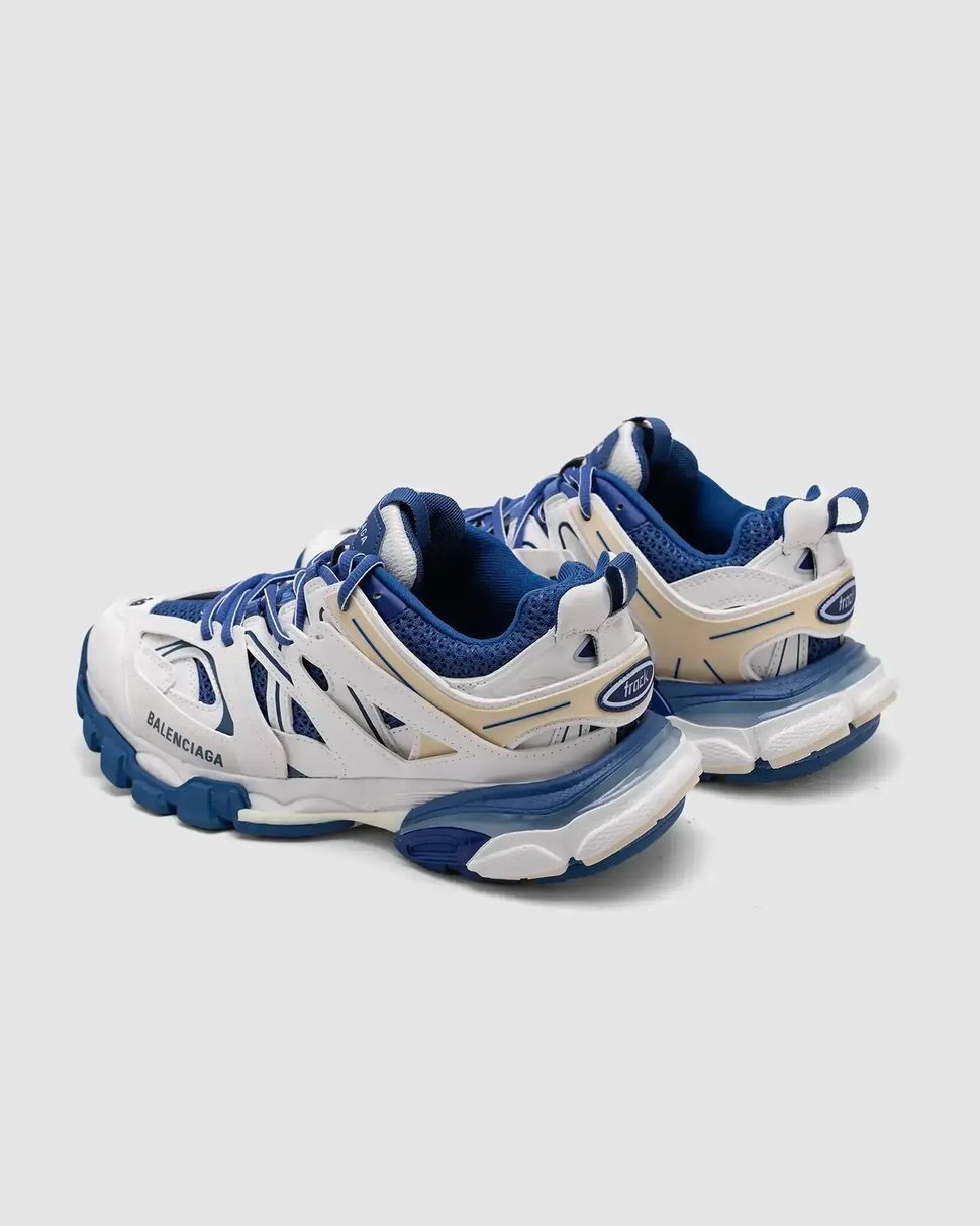 Balenciaga Track Worn Out White Blue, 38