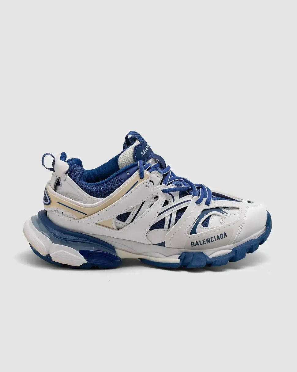Balenciaga Track Worn Out White Blue, 38