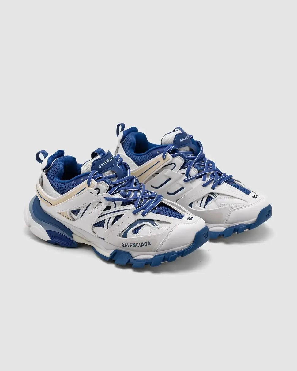 Balenciaga Track Worn Out White Blue, 38