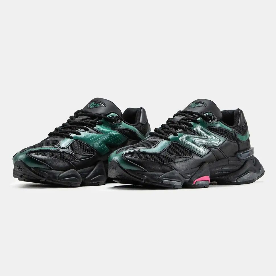 New Balance 9060 x Mowalola Black Green Pink