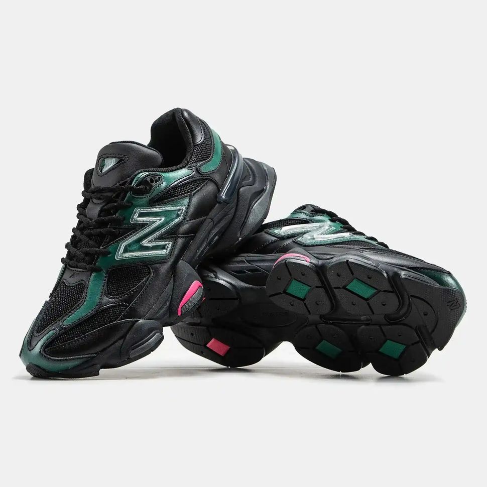 New Balance 9060 x Mowalola Black Green Pink