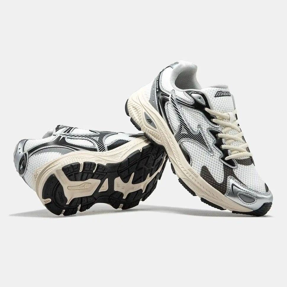 Mizuno Wave Rider S White Black Beige