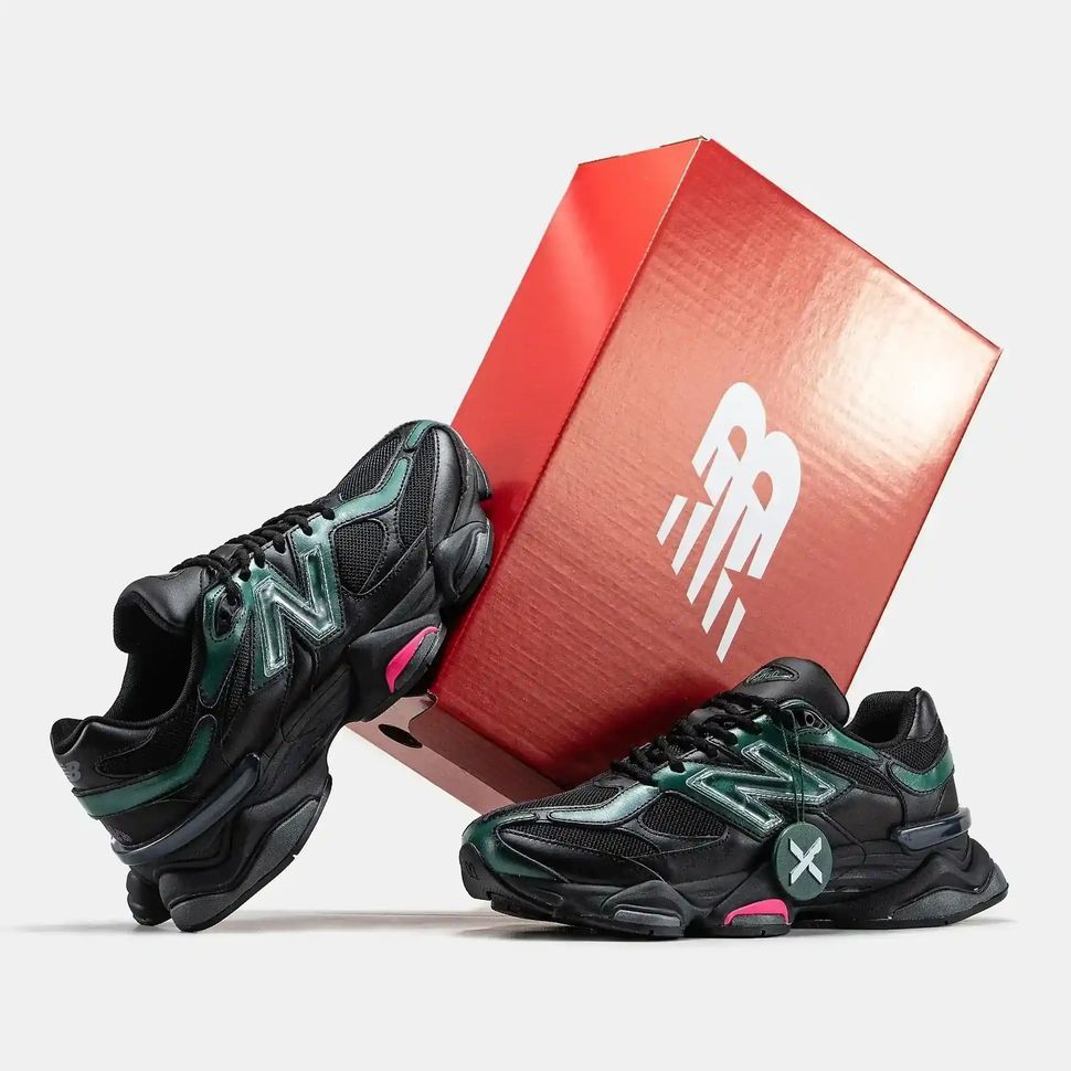 New Balance 9060 x Mowalola Black Green Pink