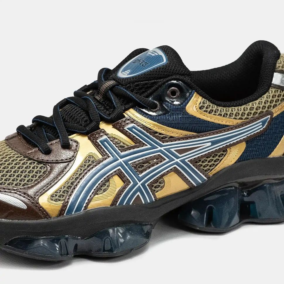 Asics Gel-Quantum Kinetic Gold Navy Brown
