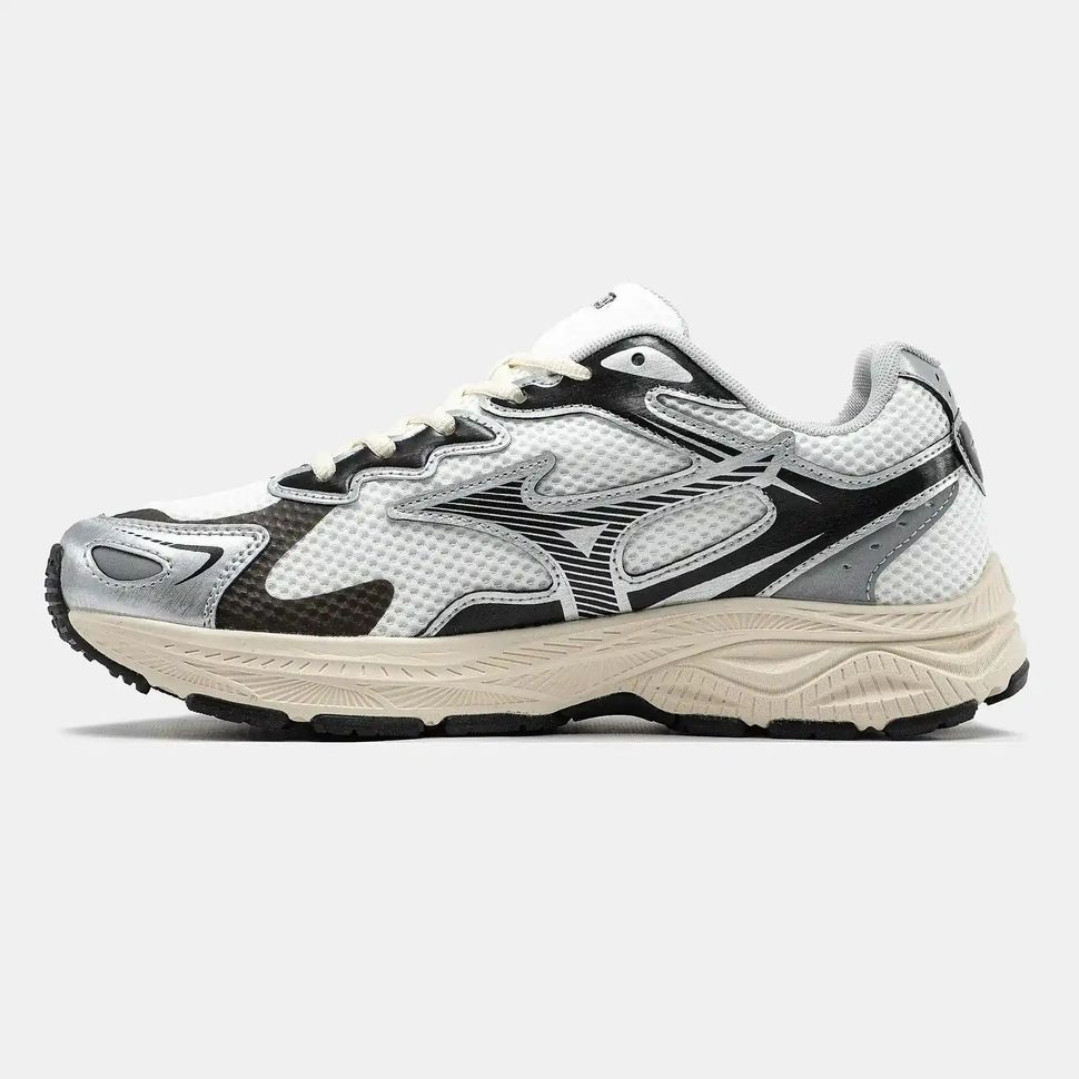 Mizuno Wave Rider S White Black Beige