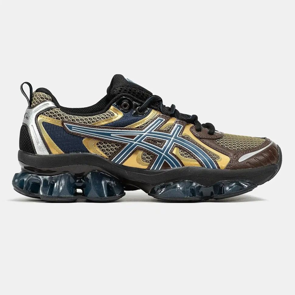Asics Gel-Quantum Kinetic Gold Navy Brown