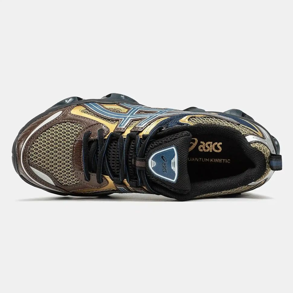 Asics Gel-Quantum Kinetic Gold Navy Brown