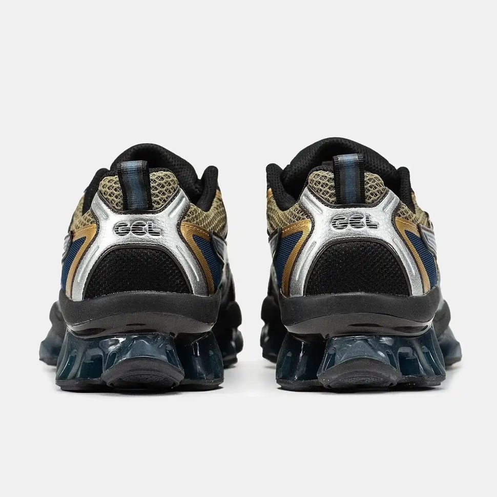 Asics Gel-Quantum Kinetic Gold Navy Brown