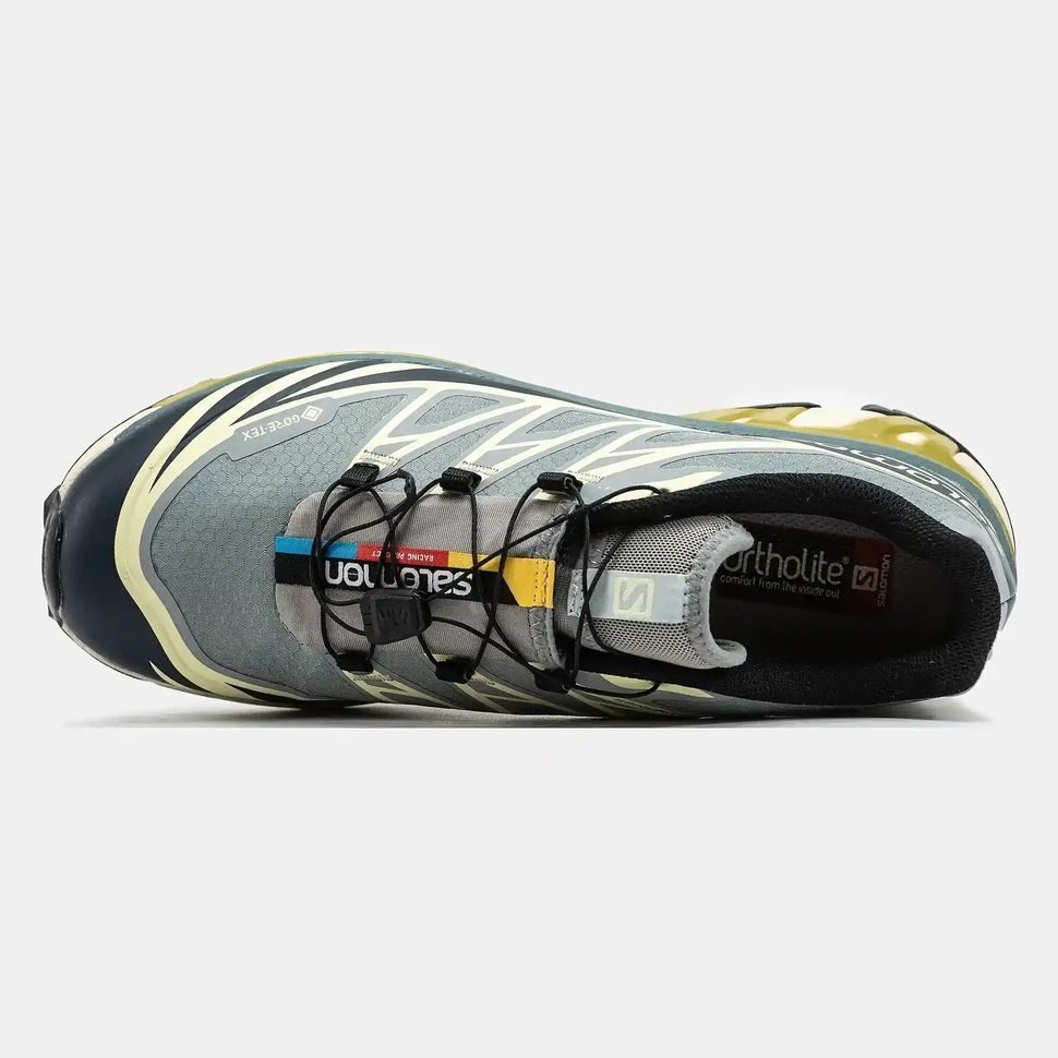 Salomon XT-6 Gore-Tex Blue Beige Olive