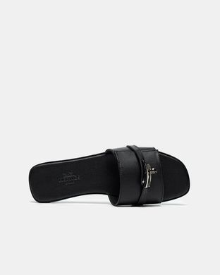 Hermes Oran Black Leather, 36