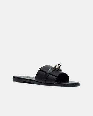 Hermes Oran Black Leather, 36