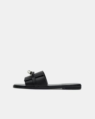 Hermes Oran Black Leather, 36
