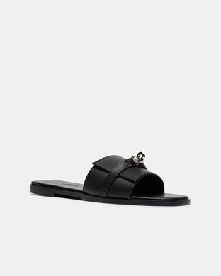 Hermes Oran Black Leather, 36