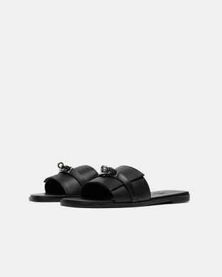 Hermes Oran Black Leather, 36