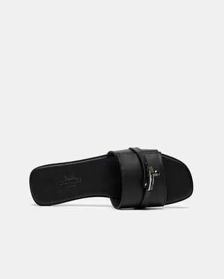 Hermes Oran Black Leather(SUHEORAN-00236)- Купить в Украине