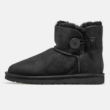 Зимові чоботи UGG Mini Bailey Button Black Premium, 36