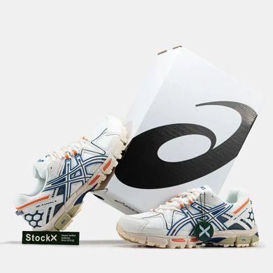 Asics Gel-Kahana 8 White Navy Orange