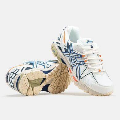 Asics Gel-Kahana 8 White Navy Orange