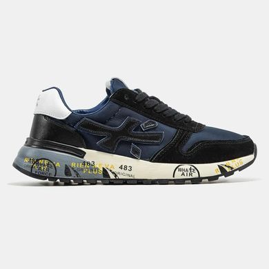 Premiata Mick Navy Black White