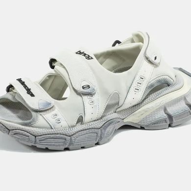 Balenciaga 3XL Sandals White Grey