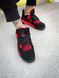 Баскетбольные кроссовки Nike Air Jordan Retro 4 Black Red 6546 фото 2