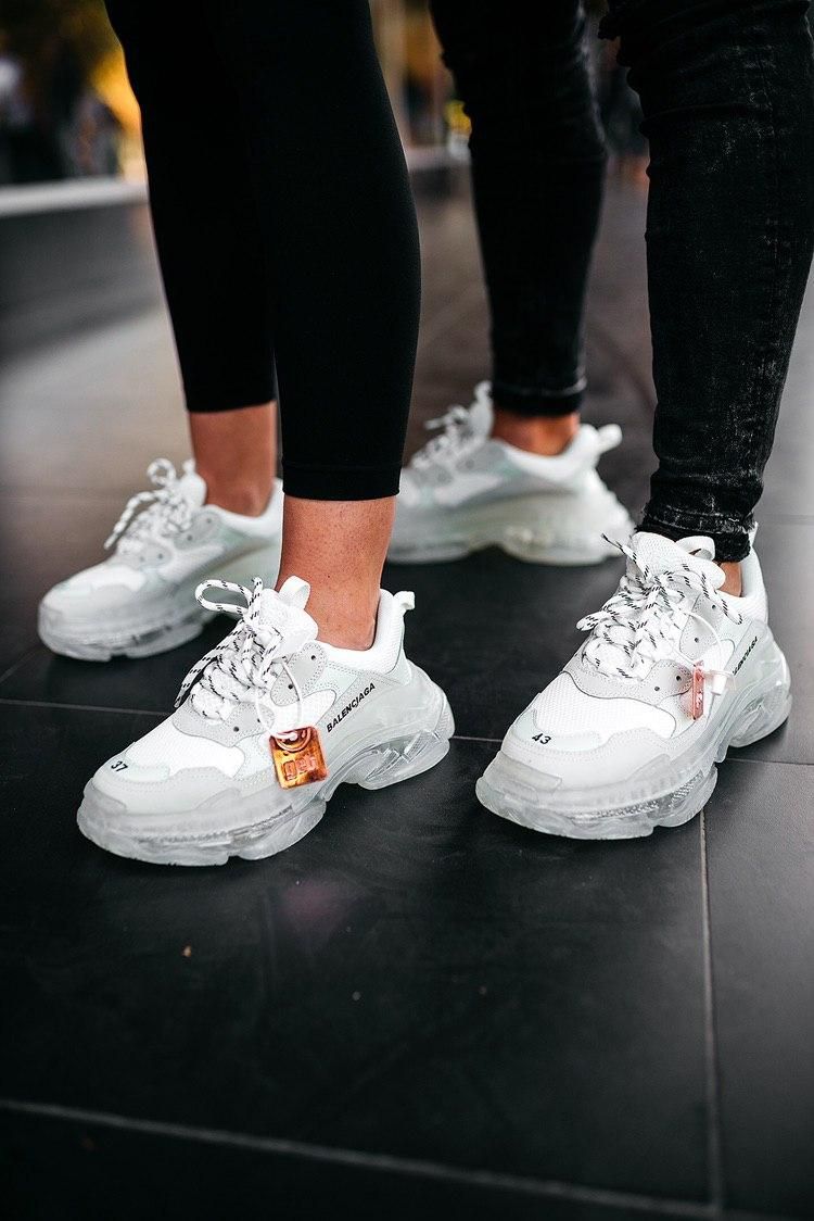 Кроссовки Balenciaga Triple S Clear Sole White 3434 фото