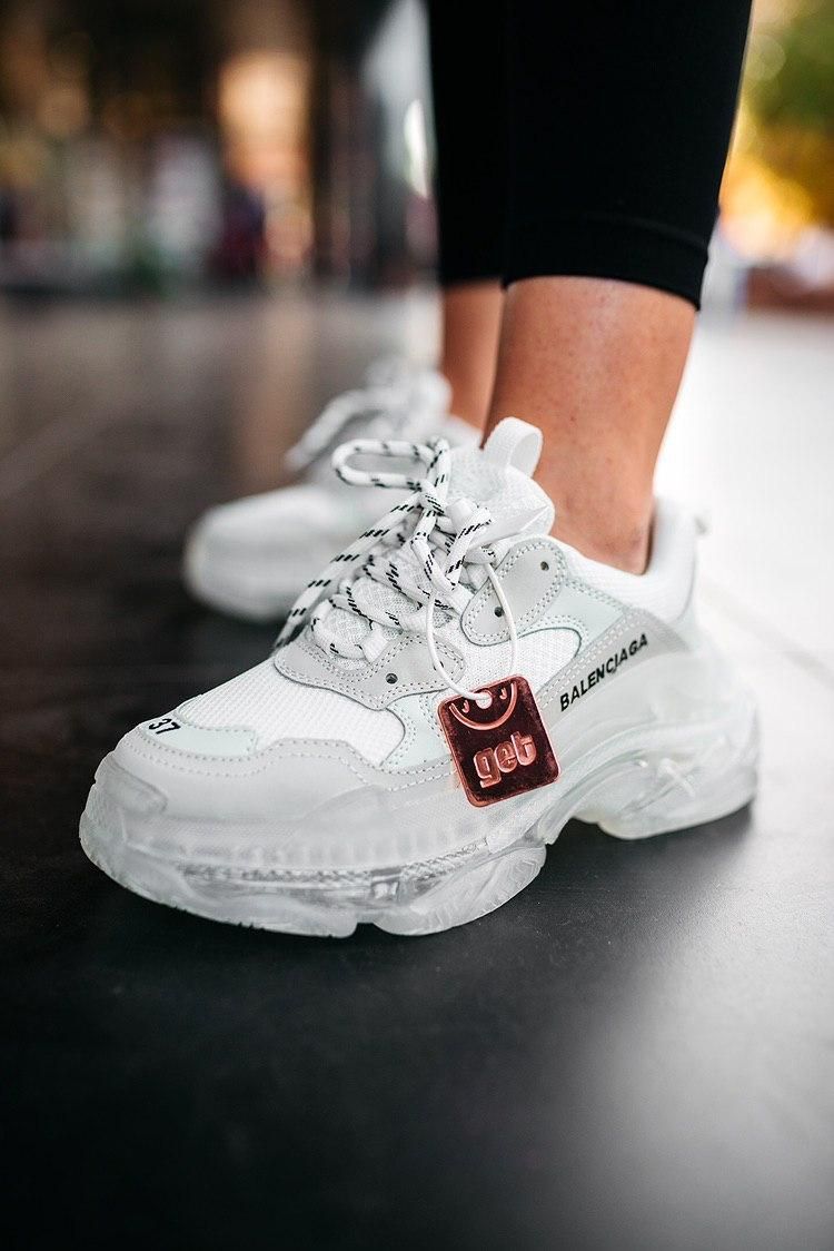 Кросівки Balenciaga Triple S Clear Sole White 3434 фото