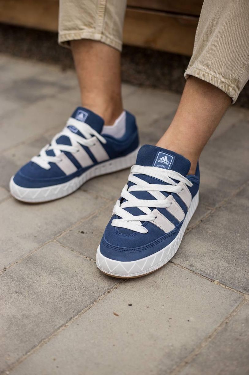 Кроссовки Adidas Adimatic Blue White 9238 фото