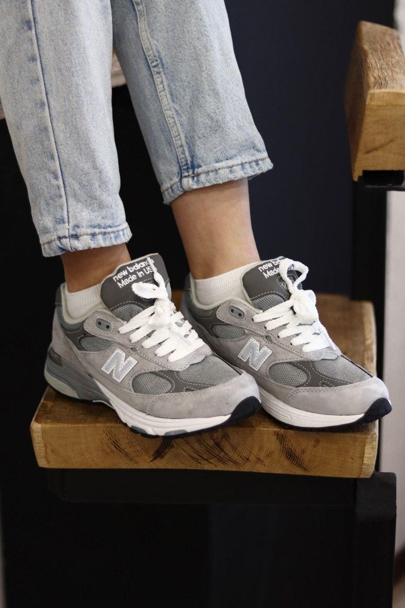 Кросівки New Balance 993 Grey White 3735 фото