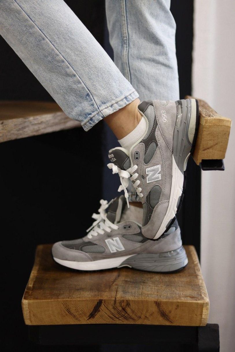 Кросівки New Balance 993 Grey White 3735 фото