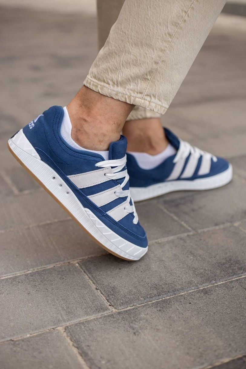 Кросівки Adidas Adimatic Blue White 9238 фото