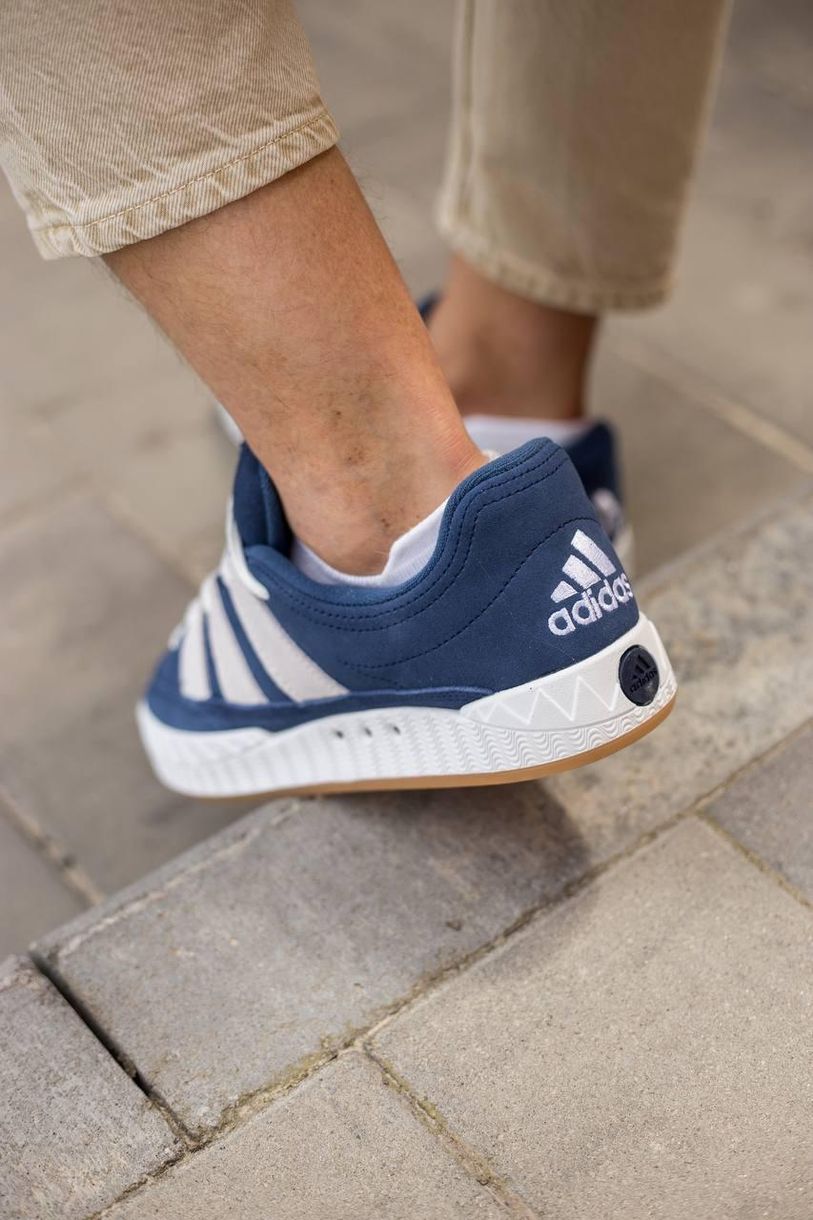 Кроссовки Adidas Adimatic Blue White 9238 фото