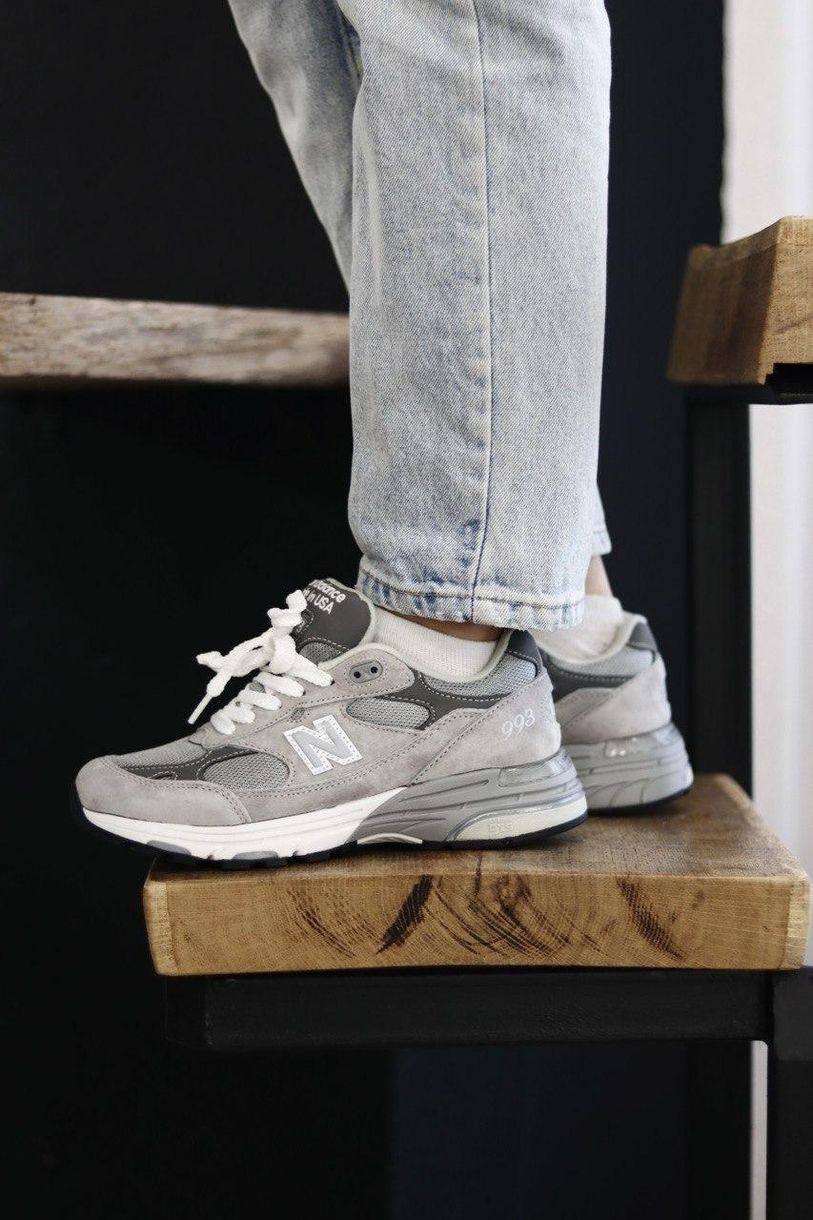 Кросівки New Balance 993 Grey White 3735 фото