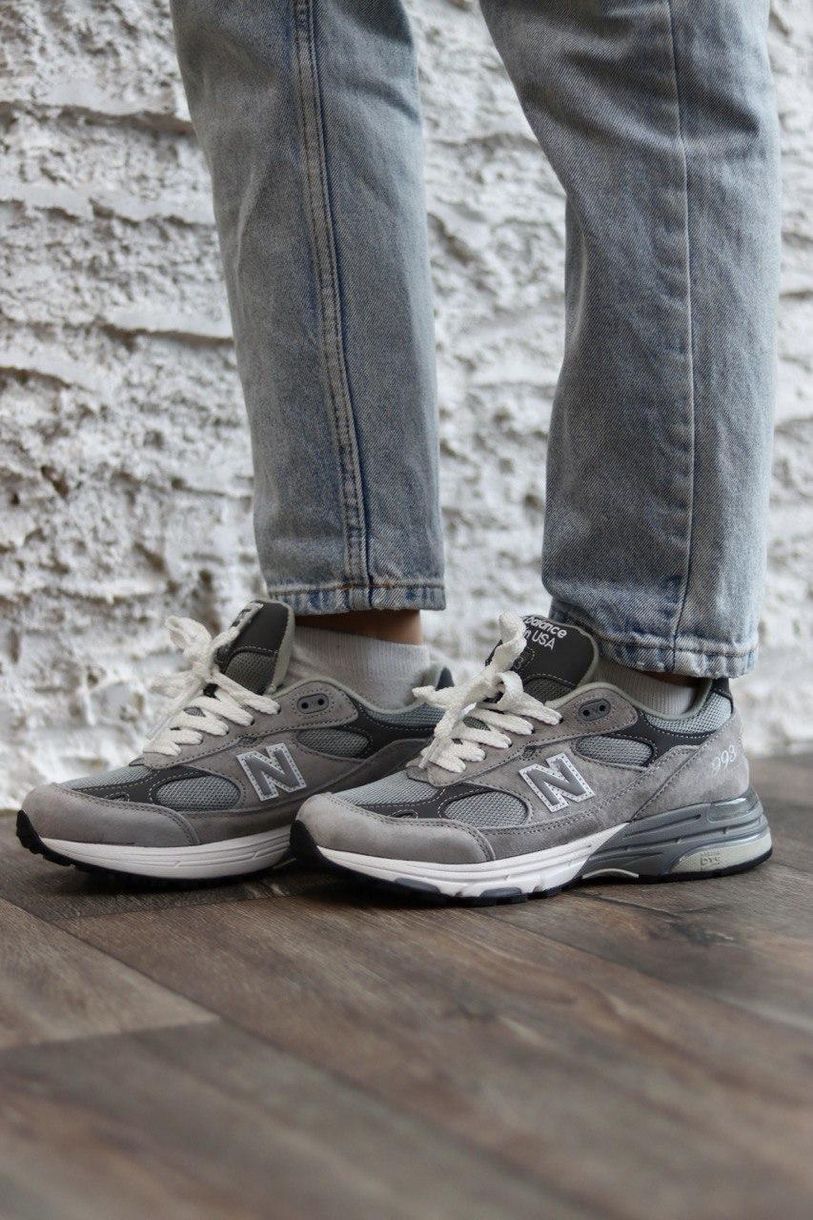 Кросівки New Balance 993 Grey White 3735 фото