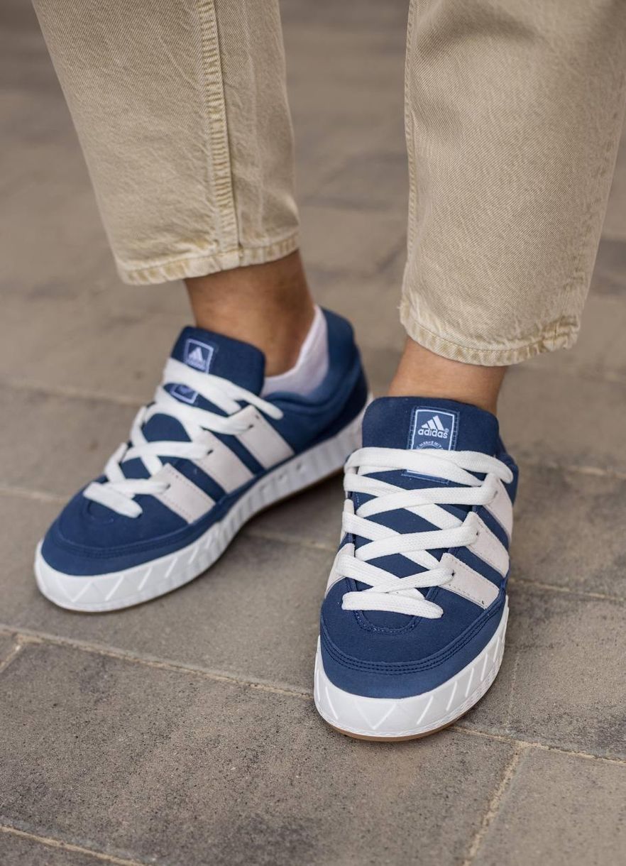 Кросівки Adidas Adimatic Blue White 9238 фото