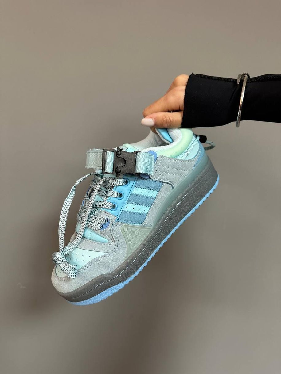 Кросівки Adidas Forum x Bad Bunny Light Blue 2388 фото