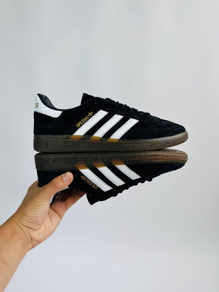 Кроссовки Adidas Spezial Black 10359 фото