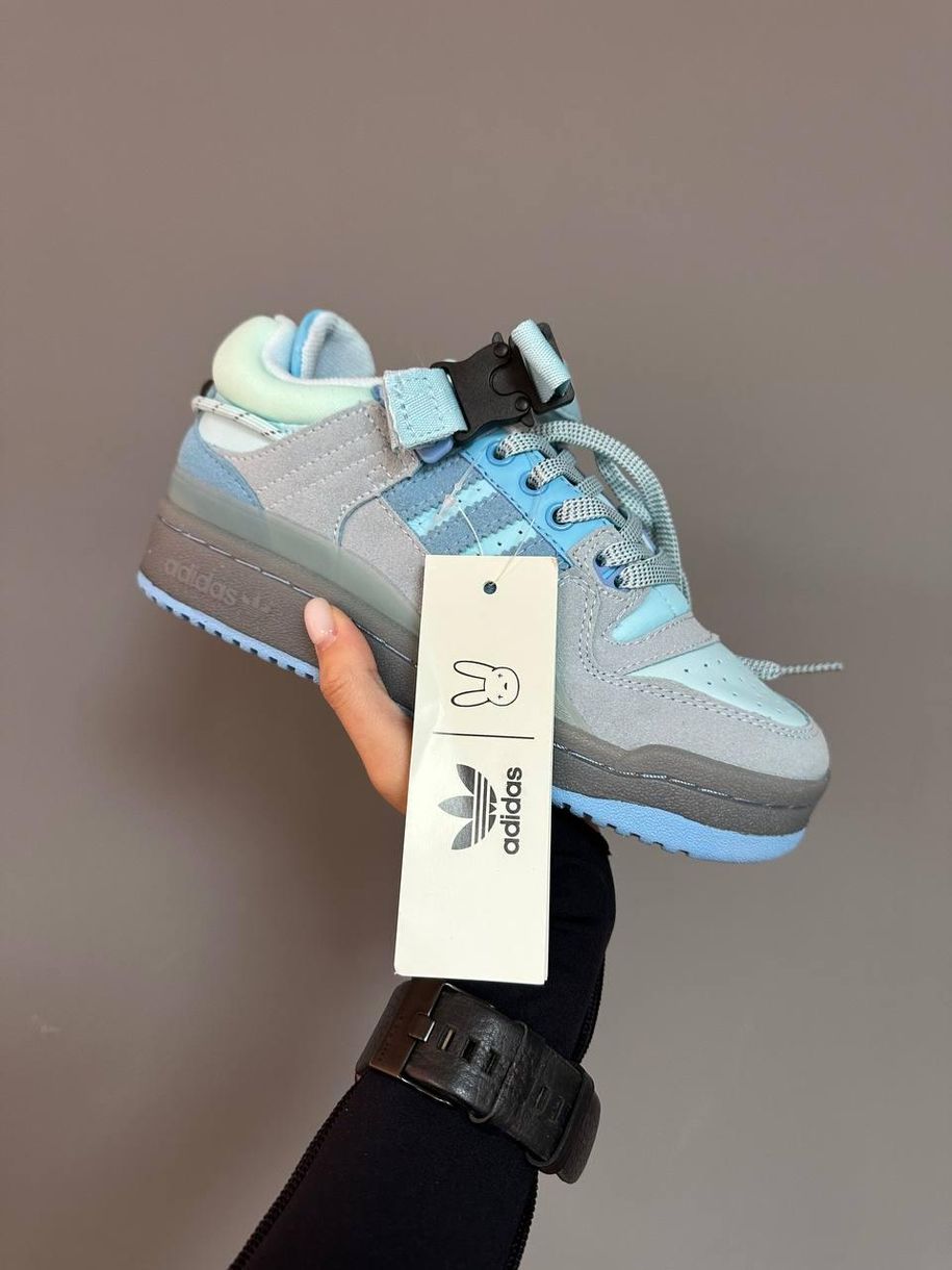 Кросівки Adidas Forum x Bad Bunny Light Blue 2388 фото