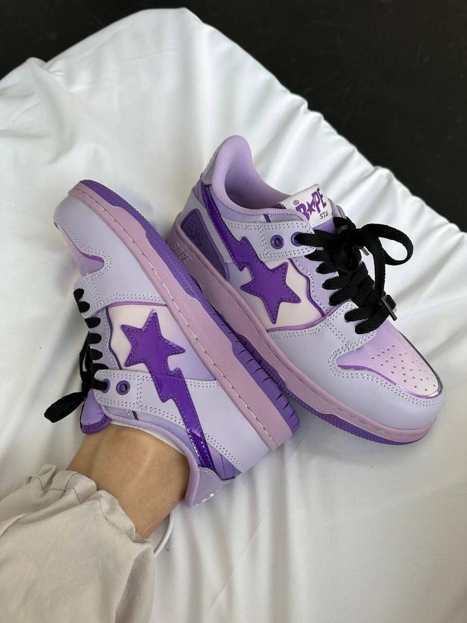 Кросівки BAPE STA SK8 Purple 9180 фото