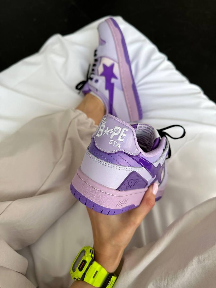 Кросівки BAPE STA SK8 Purple 9180 фото