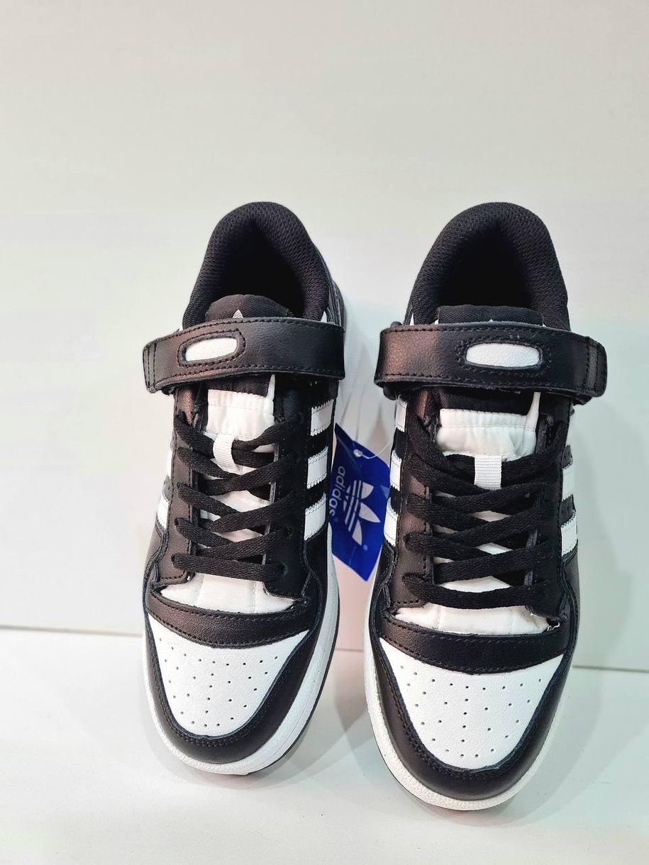 Кросівки Adidas Forum Low Black White 2.0 2410 фото