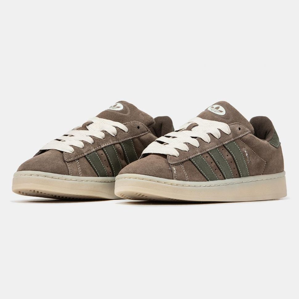 Кроссовки Adidas Campus 00s Brown Green 9656 фото