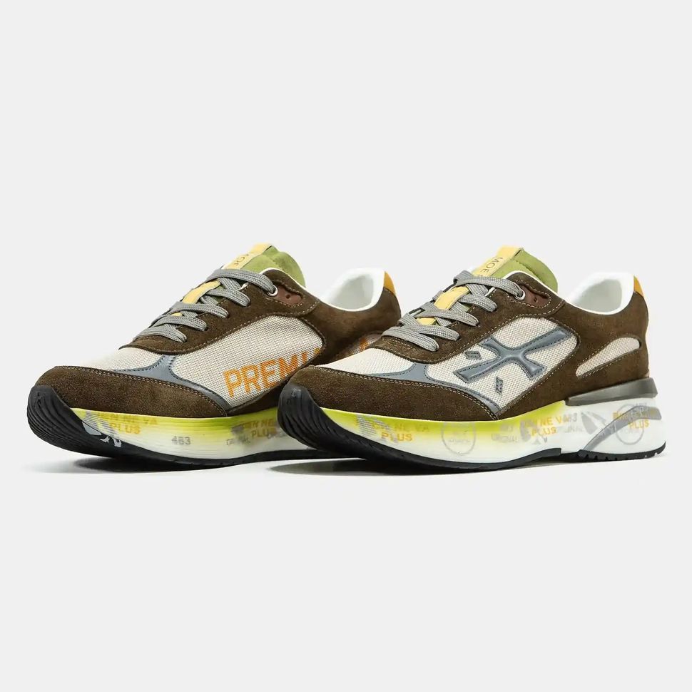 Premiata Moerun Brown Beige Olive, 40