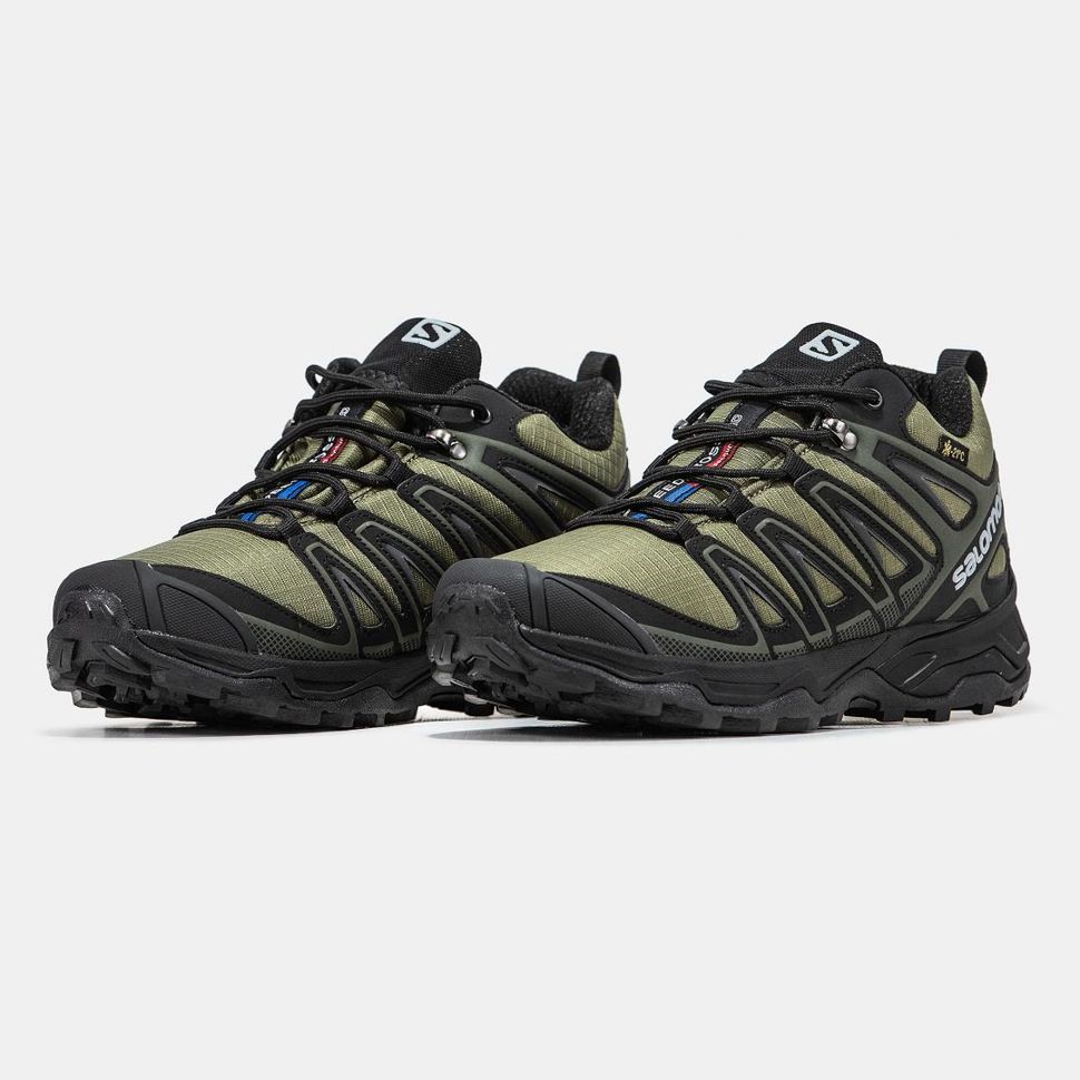 Зимние Кроссовки Salomon Speed Cross Pro Green Black 9652 фото